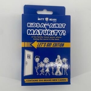 Kids Against Maturity | Family Card Game | NEW in box | Lets Go/Travel Edition |